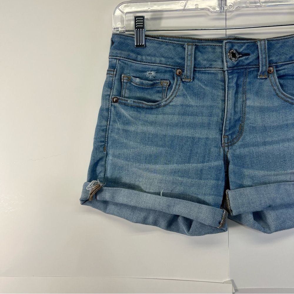 American Eagle Super Stretch Midi Shorts size 6 - Picture 3 of 14